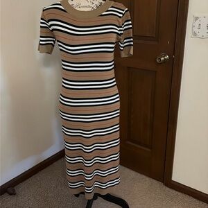 Knit midi dress